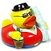 Produktbild DUCKSHOP | Badeente Pisa | Quietscheente | L: 7,5 cm
