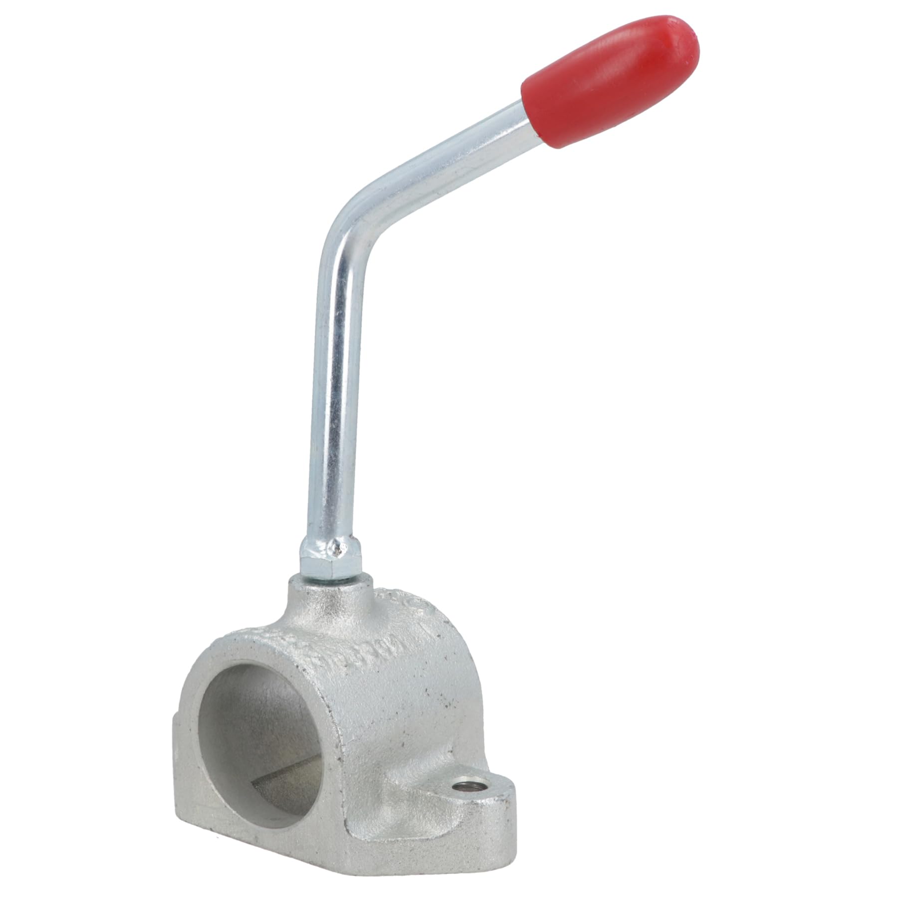 AB Tools Oryginalne ALKO 48 mm bardzo ciężkie żeliwne koło podporowe / wspornik zaciskowy