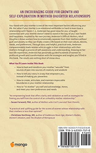 Difficult Mothers, Adult Daughters: A Guide For Separation, Liberation & Inspiration (Self care gift for women) - Thumbnail 2