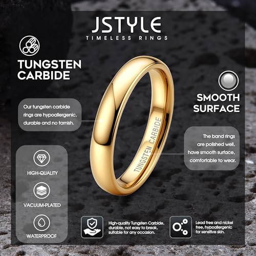 Jstyle 2mm Tungsten Wedding Band Rings