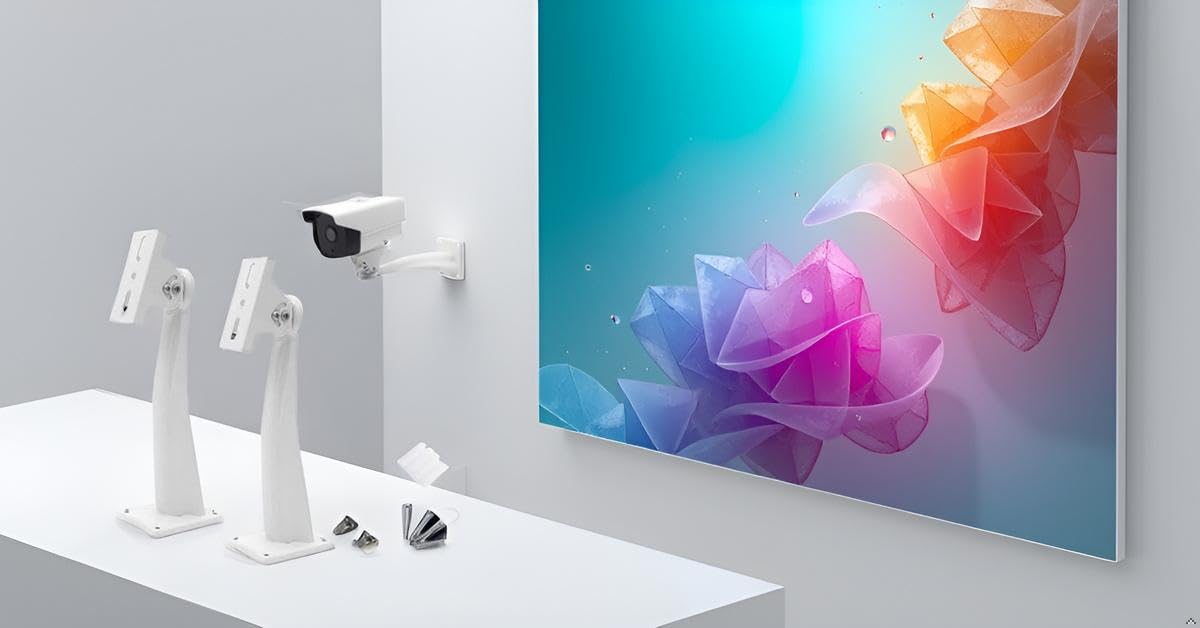 Bectro Wall Mounting Bracket/Stand for CCTV Security Camera, Length 18 cm / 7 Inch with Adjustable Angle of 90 Degree, Indoor/Outdoor use (Pack of 2 Set) 1