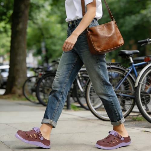Image of KuaiLu Womens Classic Recovery Clogs Comfortable Walking Cushion Sandals for Women Relif Plantar Fasciitis Ladies Orthotic Arch Support Slip-on Mules, Adult Slip Resistant Shoes