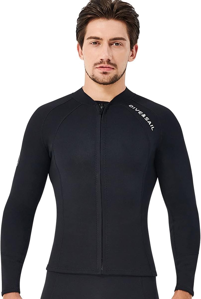 Amazon | DIVE & SAIL 2mm ウェットスーツ (上のみ) タッパー