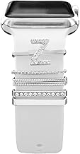 CASTIEL PARIS Watch Decorative Rings Loops Compatible with Samsung Galaxy Watches 46mm/Huawei Watch GT 2/Samsung Gear S3 Classic/ S3 Frontier/Watch Metal Diamond Charms(Watch NOT Included)