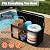 Greesum 110 Gallon Outdoor Storage Box with Lockable Lid, All-Weather for Patio Furniture, Pool Supplies & Garden Tools, Waterproof, UV-Resistant Large Deck Box, Dark Black