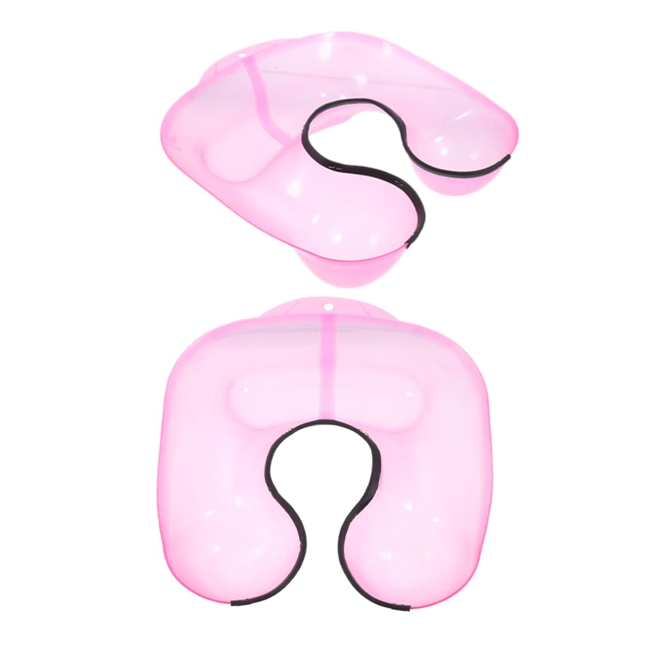 PLAFOPE 2Pcs Hair Perm Tray Durable Hair Washing Neck Rest for Salon Use Capacity Hair Dyeing Perming Tray Sturdy Material for Professional Hairdressers