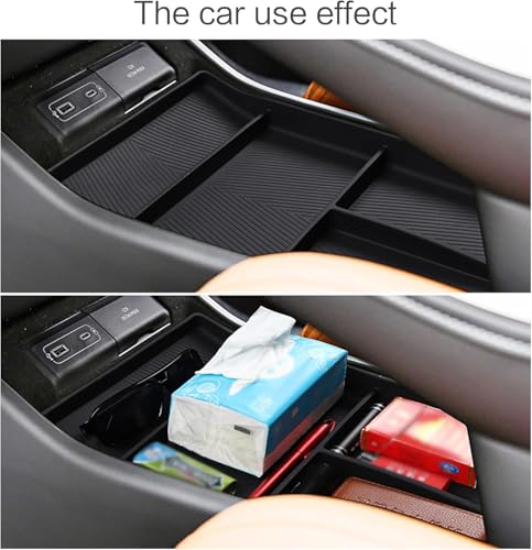Rangement de console Xpeng G9 de qualité supérieure avec tapis de protection