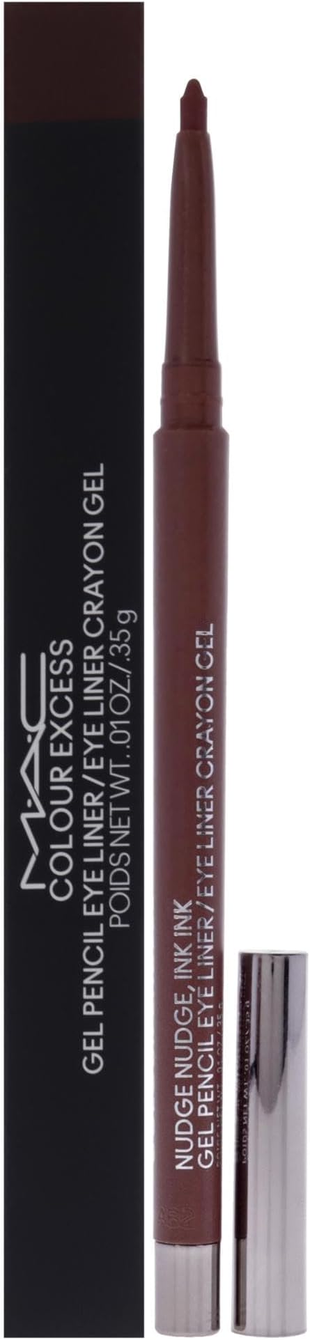 MAC Colour Excess Gel Pencil Eye Pencil - Nudge Nudge-Ink Ink for Women - 0.01 oz Eye Pencil