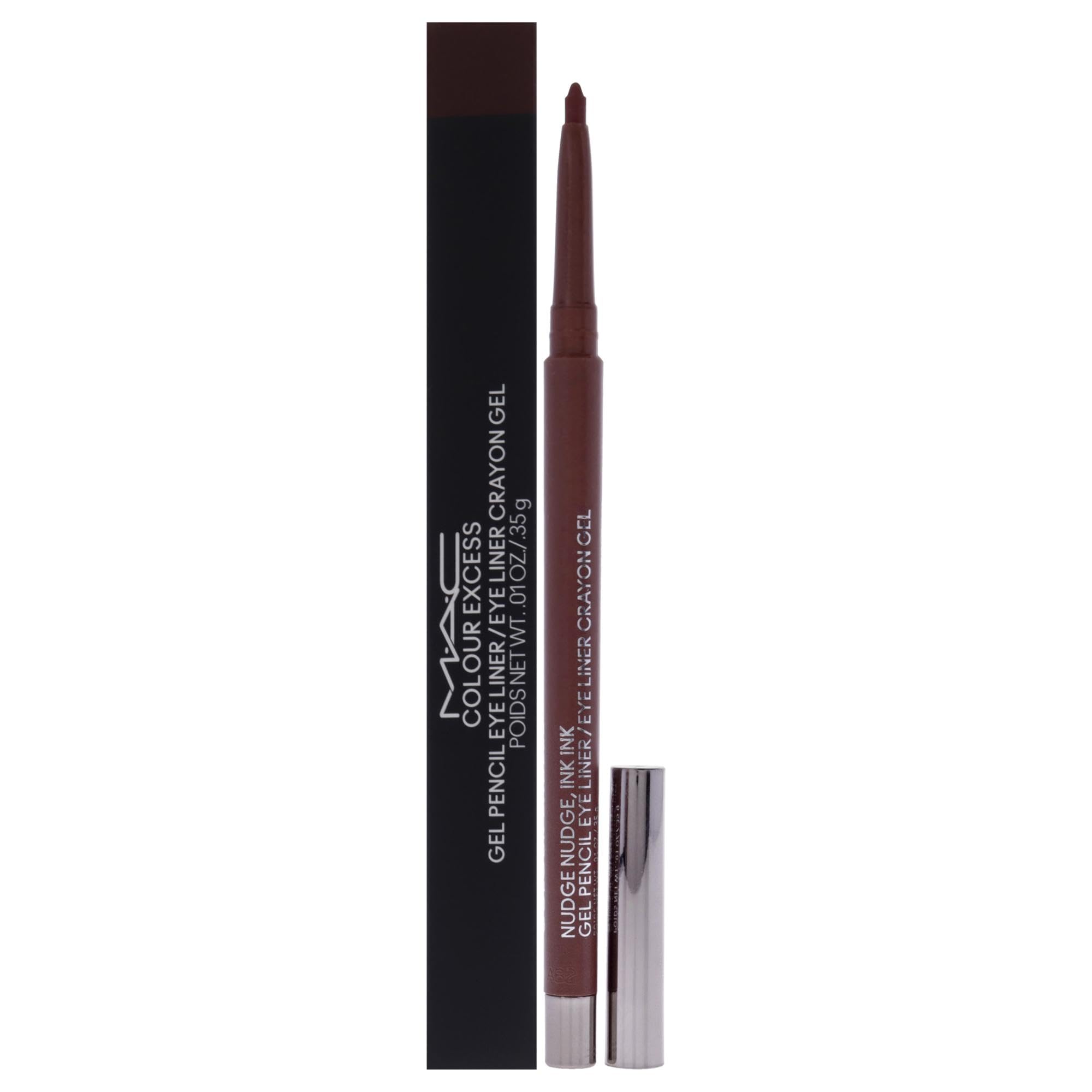 MAC Colour Excess Gel Pencil Eye Pencil - Nudge Nudge-Ink Ink for Women - 0.01 oz Eye Pencil
