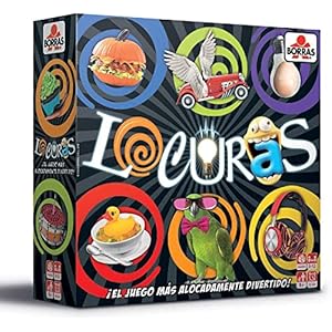 Borras – Locuras | Divertido Juego de Mesa para Jugar en Familia y Amigos, Pruebas de Dibujo, auditivas, de empatía, mímica, acusaciones ridículas… +10 años (18355)