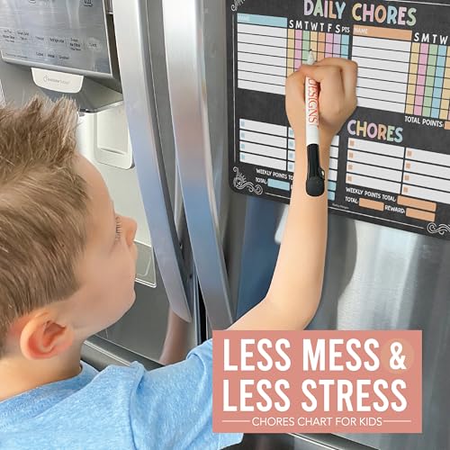 Magnetic Chore Chart for Kids Multiple Kids, Chore Board Adults and Teens - image 5