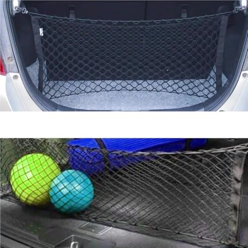 Filet de rangement en nylon extensible haut de gamme pour coffre auto