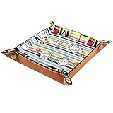 Zusammenklappbares, modisches Design: Mit Druckknöpfen in den 4 Ecken, um es einfach zu falten und zu entfalten und flach in Ihrer Tasche oder Tasche zu verstauen.