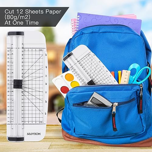 Nokapin NOKAPIN-1 Paper Cutter,Portable Paper Trimmer,12 Inch Paper Slicer Scrapbooking Tool thumb #4