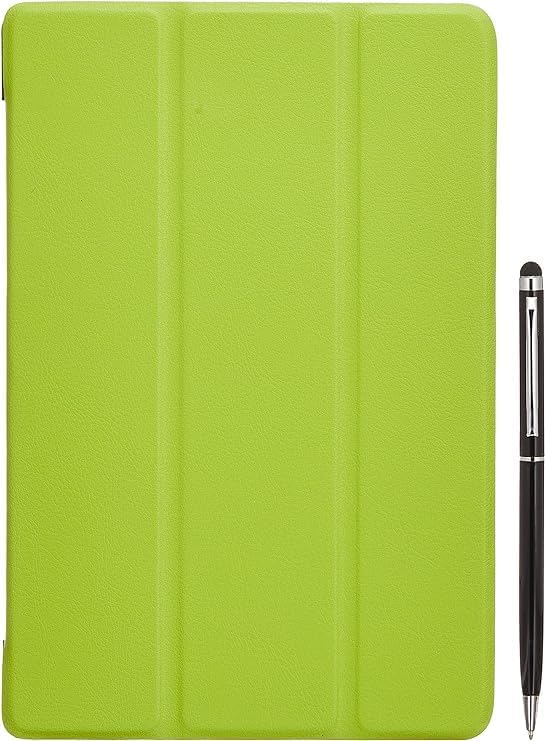 Glow ASUS ZenPad 3S 10 (Z500M) 3-Piece Set [Protective Film & Stylus Pen] 3 Fold Case (Green) 756-036-09