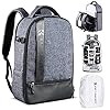 K&F Concept Camera Backpack Professional DSLR Camera Bag Waterproof Photography Bag for DSLR Cameras 15 inch with Laptop/Tripod/Lenses Large Capacity Bag