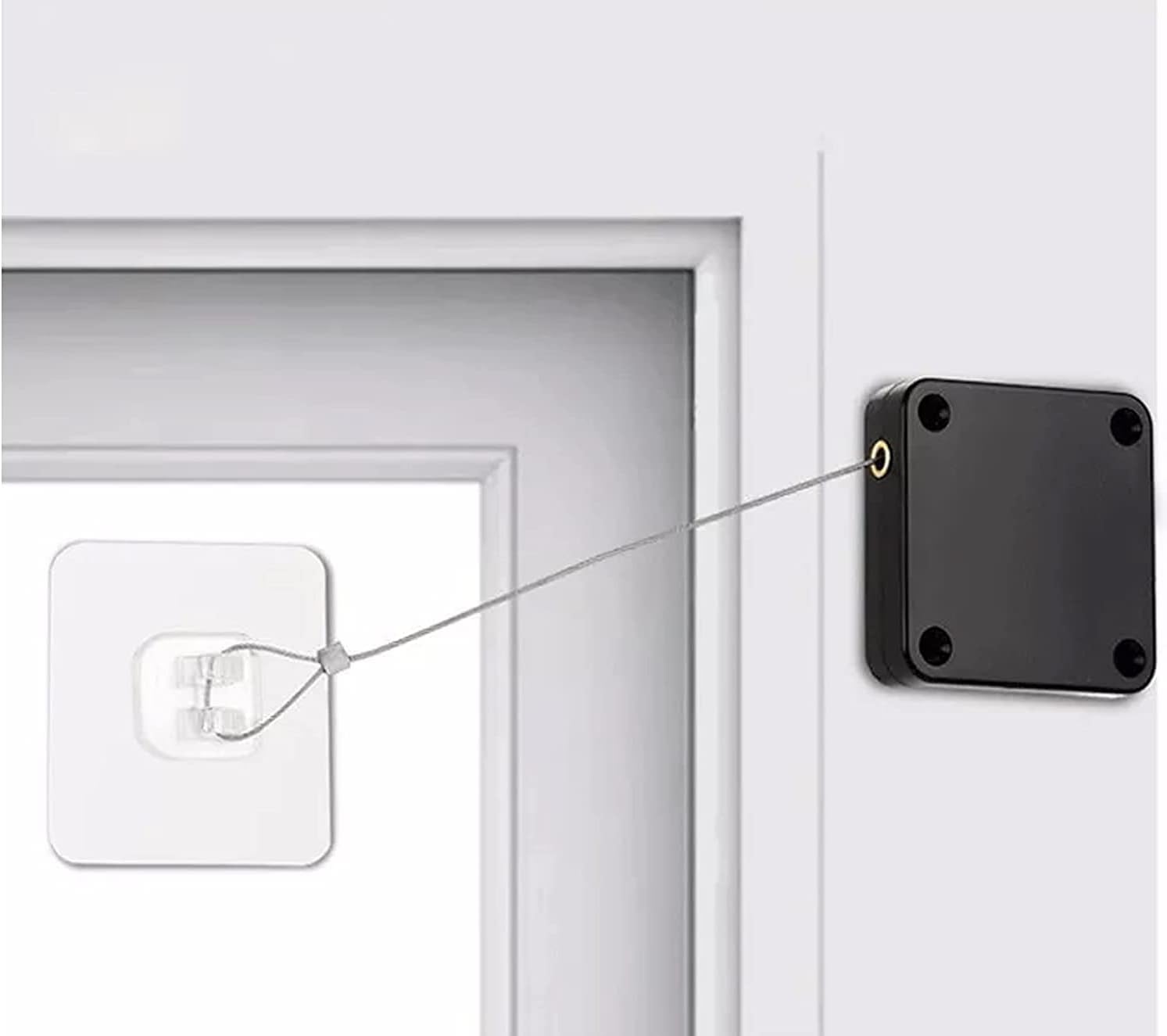 - Free Automatic Door Closer, Multifunctional Automatic Door Closer, Automatically Self Closing Door with Drawstring for Internal Home Outdoor Iron Door - Random Color (Standard) (door closer-1)