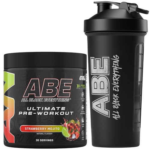 Applied Nutrition Bundle ABE Pre Workout 375g + ABE Shaker 700ml (Strawberry Mojito)