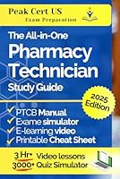 Pharmacy Technician Study Guide.: Complete Exam Prep with PTCB Manual, Realistic Exam simulator with 3000+ Q&A, Step-byStep Video Lessons and Printable Cheat Sheet B0F3JJ39PZ Book Cover