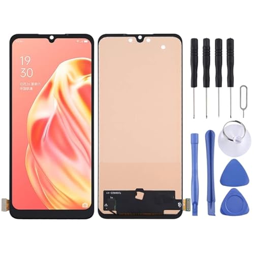 gѓdbptfBXvC for OPPO Reno3 / A91 / F15 / F17TFT LCDXN[fW^CU[tAZuĂAw䎯ʂT|[gĂ܂ t