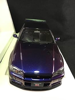 オートアート 1/18 GT-R R34 ミッドナイトパープル BBS LM AUTOart 1/18 ニスモ R34 GT-R Z-tune （ミッドナイトパープルⅢ