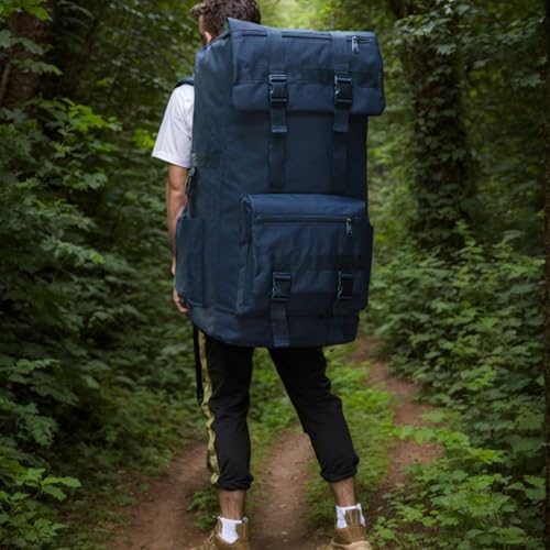 Mochila para senderismo 120L impermeable Oxford miniatura 3