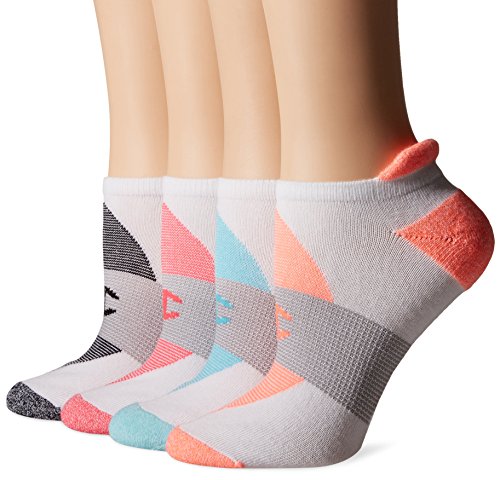Champion Women's Double Dry 4-Pack Performance Heel Shield Socks