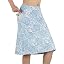 Blue White Floral - Zipper Pocket