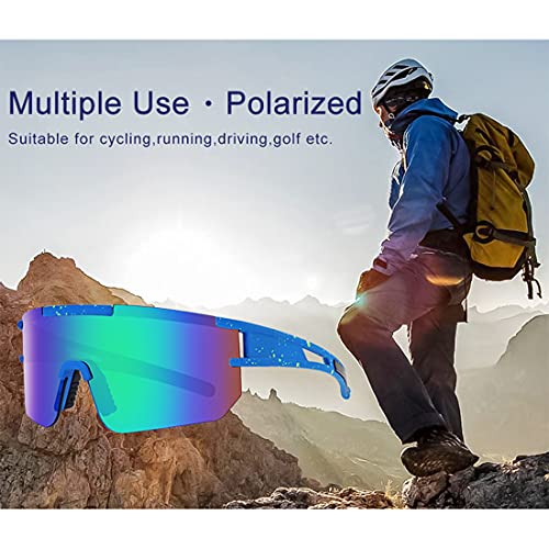 Rinkuolyo Sports Polarized Sunglasses For Men And Women, Viper Sunglasses For Cycling, Running, Driving #TOP1