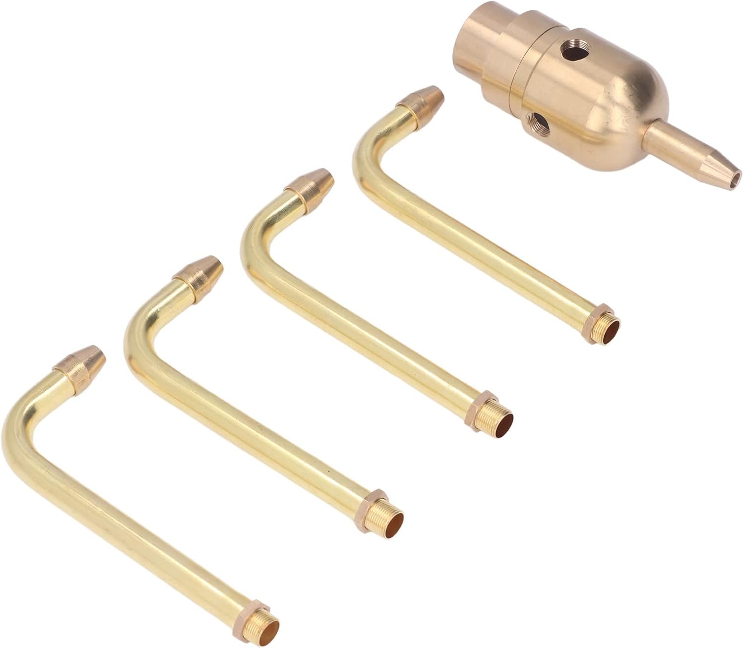 G1/2 Female Thread Brass Fountain Nozzle with 4 Rotating Arms – High Pressure Pool Spray Head for Swimming Pools, Gardens, Courtyards, and Outdoor Fountains(36x14.5 cm/14.2x5.7 in)