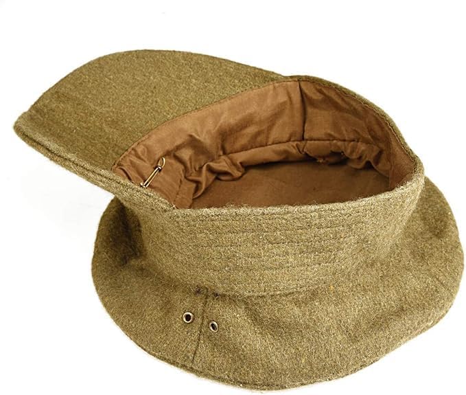 warreplica WW1 Canadian/British Trench Cap and Badge - Reproduction