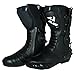 Produktbild Protectwear TS-006-47 Motorradstiefel Racing aliue, Wasserabweisend aus schwarzem Leder mit aufgesetzten Hartschalenprotektoren, Größe 47, Schwarz
