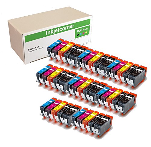 Inkjetcorner Compatible Ink Cartridges Replacement for PGI-220 CLI-221 for use with iP3600 iP4600 MP560 MP640 MX860 MX870 (40 Pack)
