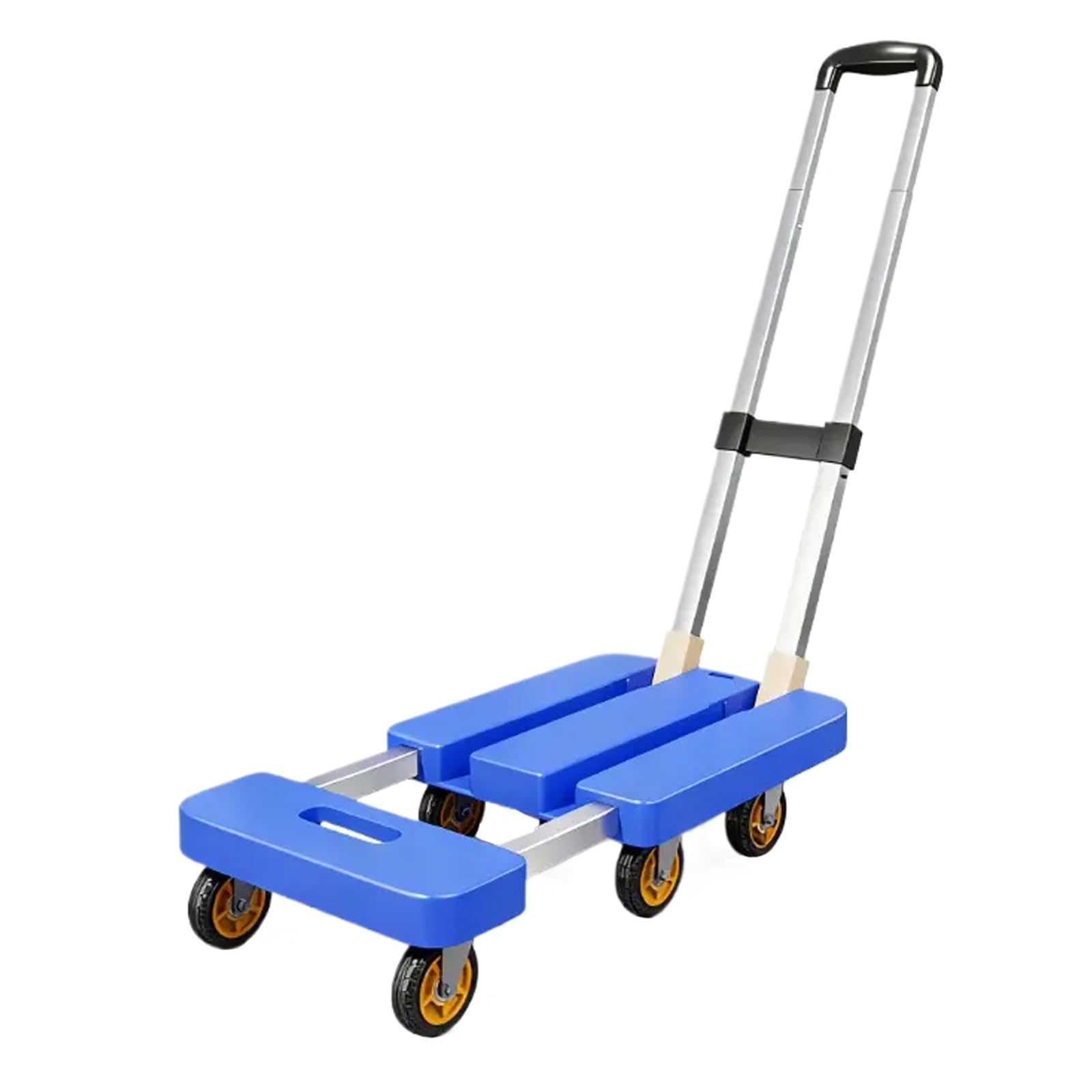 LKLNKVL Handcart, Retractable Chassis, Adjustable Pull Rod, Strong and Durable, Suitable for Moving, Travel, Shopping(Blue)