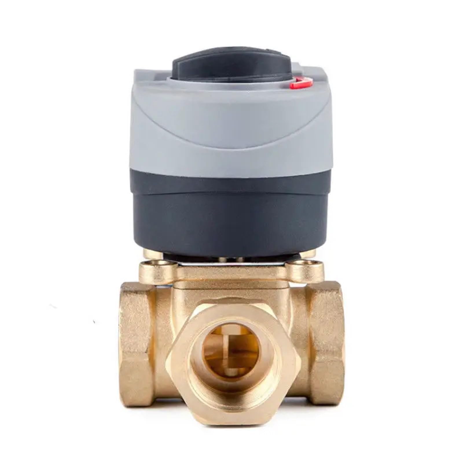 Xncdbvypa One Color Dn20 Dn25 Electric Actuator Motorized Ball Valve 3 Way Brass Ball Valve(Dn20)