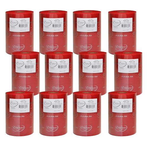 Expo International Value Pack of Decorative Matte, 12 Rolls/Spools of 6
