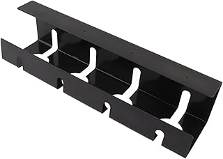 Sob a Bandeja de Gerenciamento de Cabos de Mesa, Kit de Canais de Cabos Organizador de Cabos de Mesa para Gerenciamento de Fios