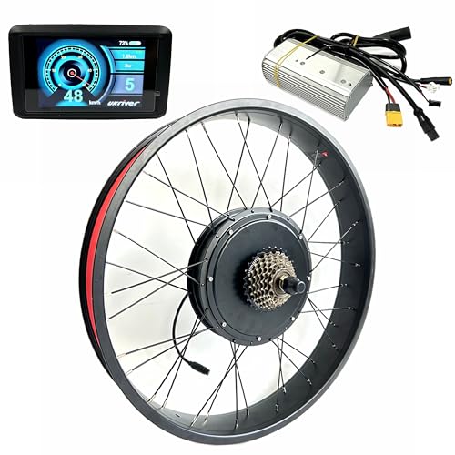 48V 1000W Fat Bike Rear Hub Motor Wheel Set with Display