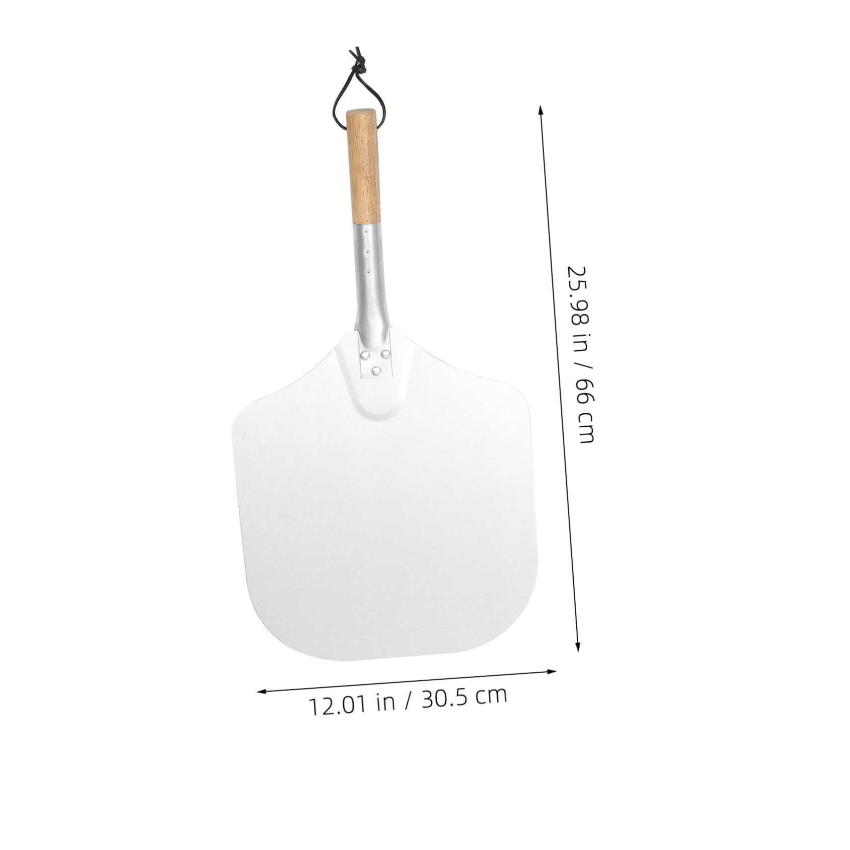 Cabilock Pizza Server Aluminum Pizza Peel Pancake Transfer Tool for Kitchen Use