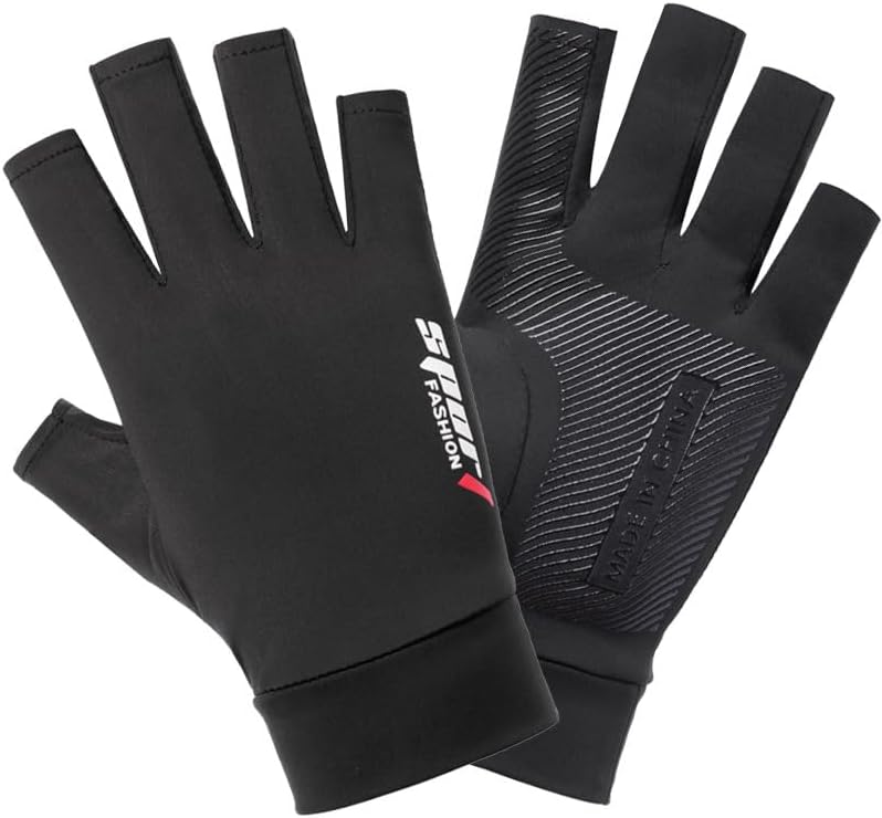 Anti-Slip Strips Cycling Gloves for Men/Women Half Finger UV Protection Driving Glove for Outdoor - Image 2