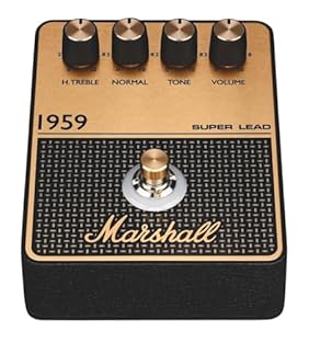 Inspired by the iconic 1959 amp Simple yet powerful tone controls From the makers of the original The legendary 1959, revolutionised for your pedalboard Bring authentic Marshall tone wherever you go without the strain of heavy equipment. Whether you’...