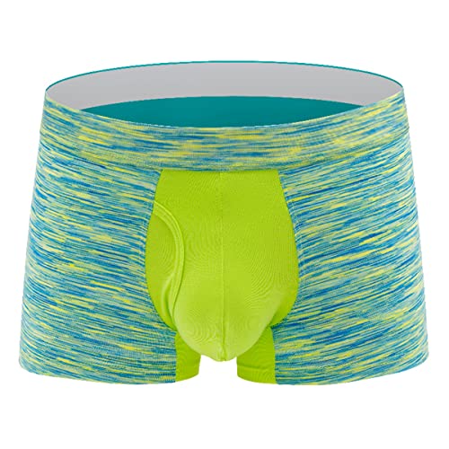 YuKaiChen Men's Pouch Underwear Trunks Performance Bulge Enhancing Boxer Briefs Short-leg2