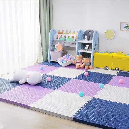 クッションマット ジョイントマット 北欧 赤ちゃん 30*30*2.5cm*36 花柄 木目 ノンホルムアルデヒド エコ 柔らかい カラー 厚め 床暖房対応 ベビー パズルマット 24枚入り サイドパーツ付 おしゃれ 子供部屋 転倒防止 プレイマット パズルマットのサムネイル