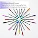 Sharpie Glam Pop Permanent Markers, Ultra Fine Tip Set, Coloring and Drawing, Resilient Ink, Assorted Colors, 24 Count