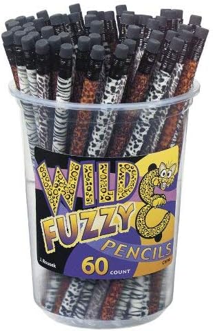 Wild & Fuzzy Velvet Pencil, Packge of 60