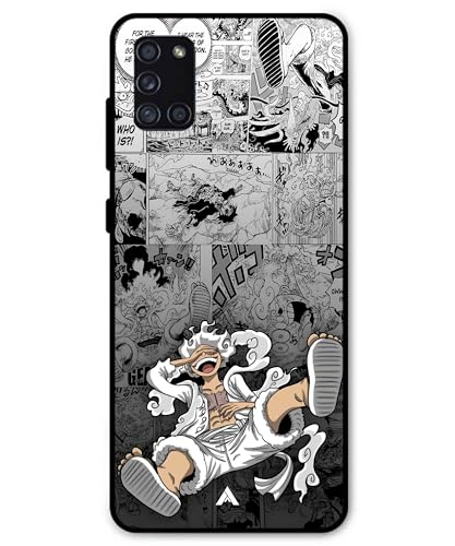 Image of Premium Anime 2 Case for Samsung Galaxy A31 (Glossy Finish) Soft-Touch Metal TPU Back Cover, Shockproof, Designer, Aesthetic Mobile Phone Case