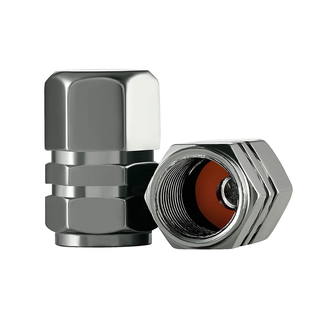 ZXUPOI 8 Pcs Bouchons De Valve De Pneu Aluminium Capuchon