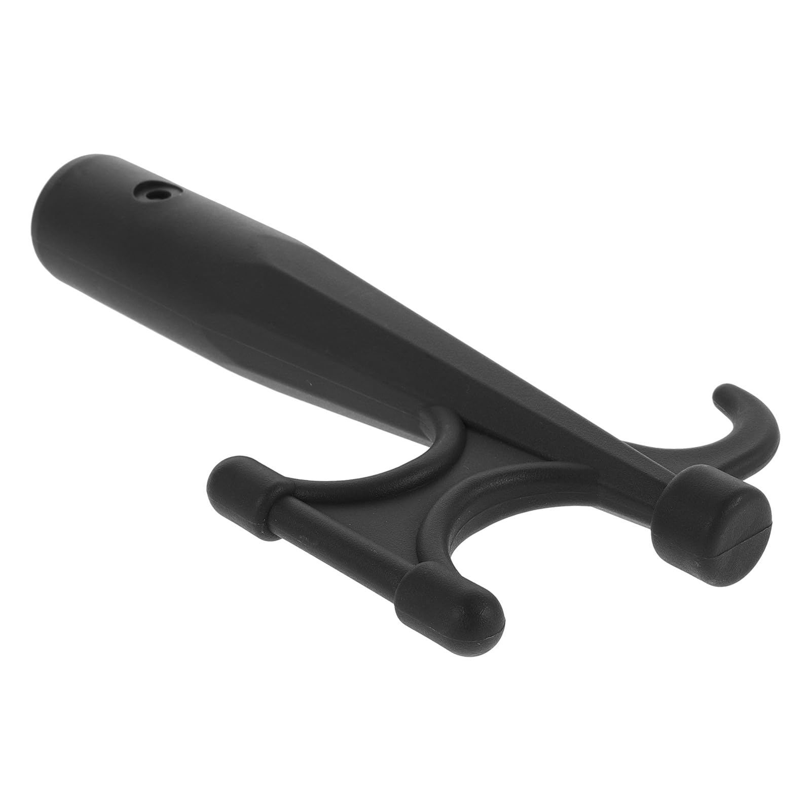 PACKOVE Mezzo Marinaio per Barca in Plastico Nero Design a Doppia Testa, Gancio Resistente per Accessori di Salvataggio Barca per Uso in Navigazione e Campeggio