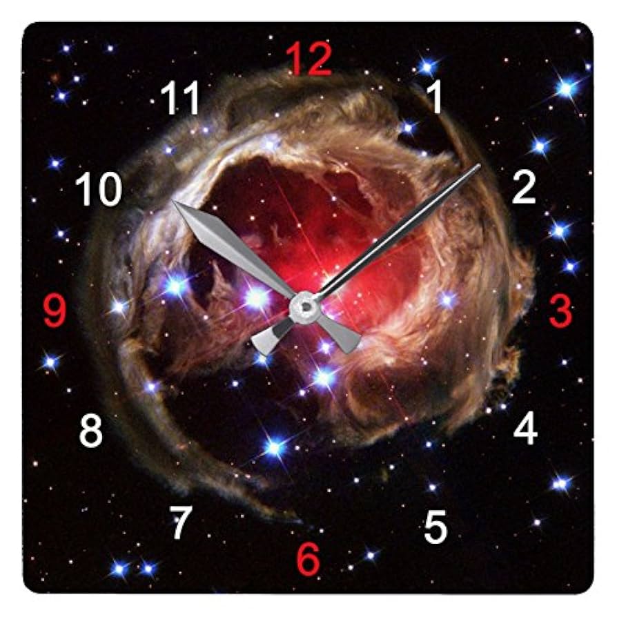 怪獣 電気時計 Amazon.co.jp: いっかくじゅう座の特異変光星 V838の壁掛け時計