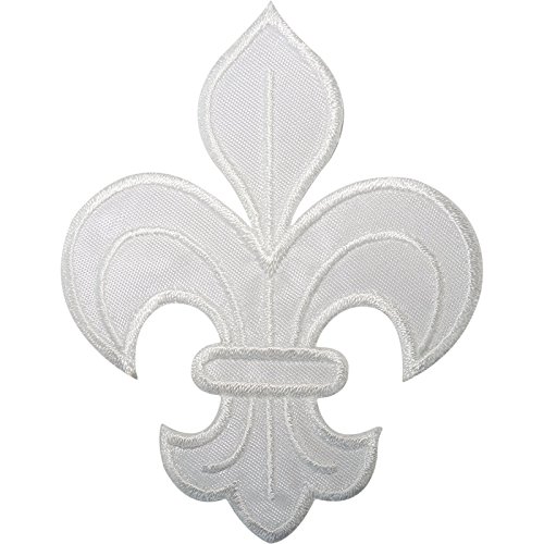 Fleur de Lis Aufnäher zum Aufbügeln oder Aufnähen, französische Blume, Lilie Cover